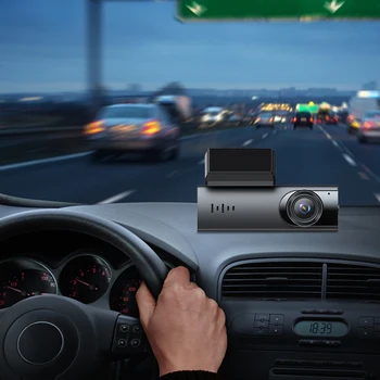 Автомобильный видеорегистратор ночного видения, двухканальная видеорегистраторная камера заднего вида с разрешением 2K HD 1080P и парковочным монитором  5