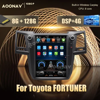 Автомагнитола Android объемом 128 ГБ 2din для Toyota FORTUNER, автомобильный стереосистема, мультимедийный плеер, головное устройство, беспроводное радио carplay  5