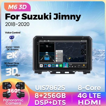 M6 3D Pro Plus для Suzuki Jimny 2018-2020 Автомобильный Радио Мультимедийный плеер GPS Навигация AI Voice Carplay Авторадио Стерео BT5.1  5