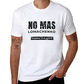 Новая футболка Lomachenko - NO MAS, футболка с животным принтом для мальчиков, летний топ, новая версия, мужские футболки с коротким рукавом  5