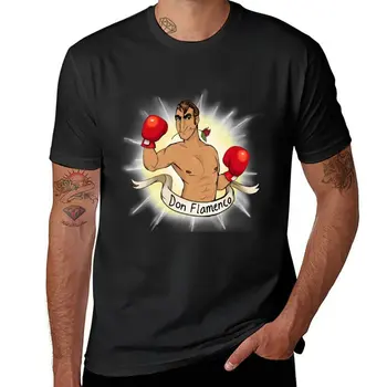 Новая футболка Don Flamenco (светящаяся версия), графическая футболка, футболка с коротким рукавом, мужская одежда  5