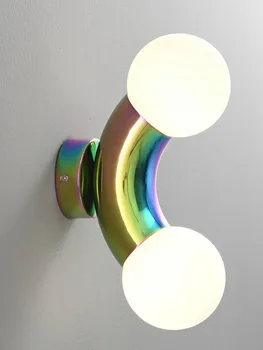 антикварное освещение для ванной комнаты настенный светильник с поворотным рычагом синий настенный светильник для туалетного столика в ванной комнате аппликация симпатичная лампа турецкая лампа  4