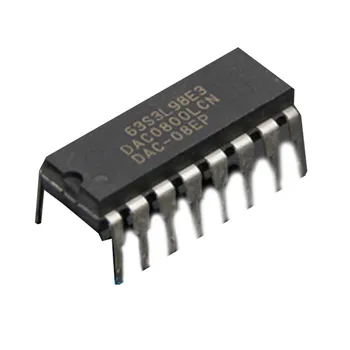 5 ШТ. Микросхема DAC0800LCN DIP-16 DAC0800 с 8-Разрядными цифроаналоговыми преобразователями IC  4