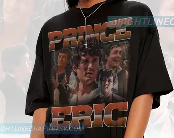 Лимитированная футболка Prince Eric Jonah Hauer King, Винтажная Рубашка Prince Eric, Футболка Prince Eric Jonah Hauer-King Overszied, Толстовка Ho  5