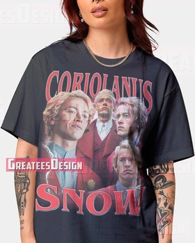 Лимитированная футболка Coriolanus Snow с изображением Тома Блита, Футболка Оверсайз, Футболка Унисекс, Толстовка BGL1237  5