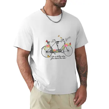 Винтажный велосипед 620B Футболка оверсайз для мальчика винтажная одежда футболки для мужчин с рисунком  0