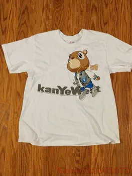 Kanye West Graduation Bear футболка с коротким рукавом Reprint digital S-5XL H9157 Мужская футболка из 100% хлопка, женская футболка  5
