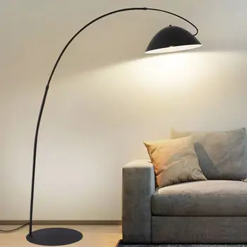 Дизайн ниши гостиная спальня диван вертикальная лампа  5