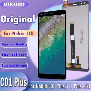Для Nokia C01 Plus TA-1383, TA-1387 ЖК-дисплей С сенсорным Экраном Дигитайзер В Сборе Для Nokia C01 Plus Замена экрана  1