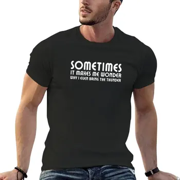 Гамильтон: Иногда это заставляет меня задуматься (белый текст), футболка, быстросохнущая рубашка, милые топы, мужские забавные футболки  5