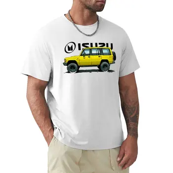 Isuzu Trooper - 4dr GEN 1 - Желтая футболка на заказ, создайте свою собственную летнюю одежду, эстетичная одежда, футболка с коротким рукавом для мужчин  5