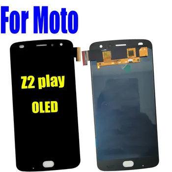 5,5 Дюймов OLED Для Motorola Для Moto Z2 Play ЖК-дисплей XT1710-02 XT1710-06 XT1710 Дисплей Замена сенсорного экрана Дигитайзера  10