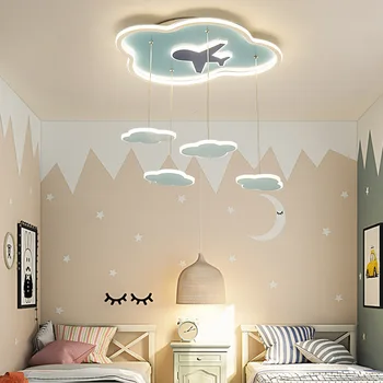 Простой современный потолочный светильник лампа для главной спальни творческая личность облачное освещение потолочный светильник для детской комнаты для мальчиков и девочек  5