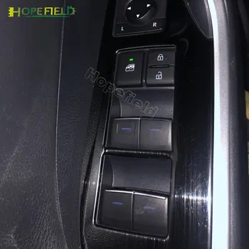 Переключатель окна для Toyota RAV4 CHR Corolla 2019-2020 Светодиодная подсветка автомобиля Кнопка стеклоподъемника с электроприводом Обновление подсветки левой стороны при движении  5