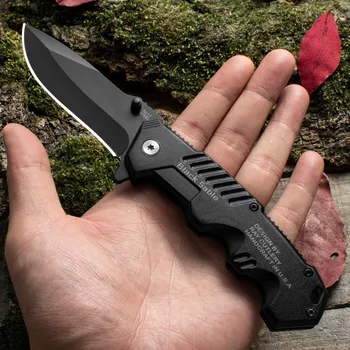Складной нож 57HRC, Тактические ножи для выживания, Охотничье походное лезвие Edc Multi, Военный карманный нож для выживания высокой твердости  5