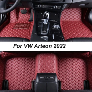 Автомобильные коврики для Volkswagen VW Arteon 2022 AUTO DropShipping Center Аксессуары для интерьера, кожаные ковры, накладки для ног  5