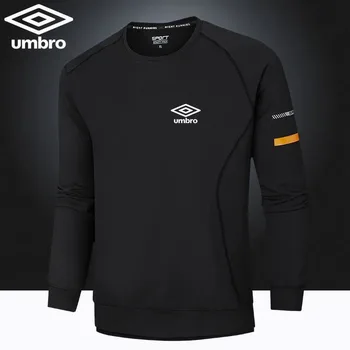 2023 Новая Классическая быстросохнущая одежда UMBRO, спортивная футболка с длинным рукавом, повседневный флисовый свитер  4