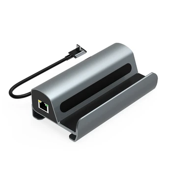 Док-станция USB C Для Steam Deck С Дисплеем 4K HD USB 3.0 PD Зарядка Ethernet Док-Станция Для Аксессуаров Игровой Деки  5