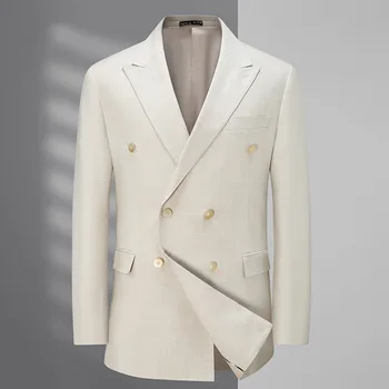 M-мужской повседневный весенне-осенний костюм, мужское свободное пальто  10