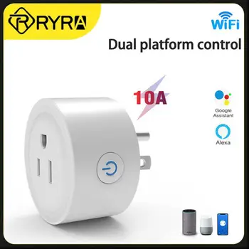 Tuya Smart Socket wifi UK Plug реализует интеллектуальный доступ ко всему дому с помощью Hub gateway control Home Alexa  5