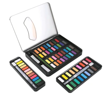 THE9 Professional Color Solid Watercolor Set Базовые Акварельные Краски для Рисования Художественные Принадлежности для рисования  10
