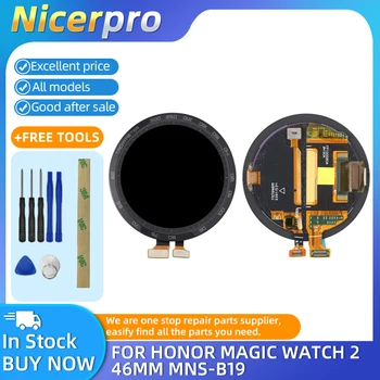 ЖК-экран и дигитайзер в сборе для смарт-часов Honor Magic Watch 2 46 мм MNS-B19 с ЖК-дисплеем и сенсорным экраном  1