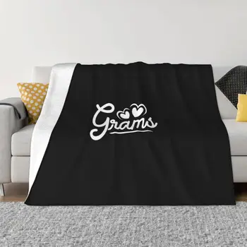 Граммовые подарки от внуков, Граммовые для бабушки, Милые Граммовые пледы, Спальный мешок, одеяла с большим ворсом для диванов, одеяла  10