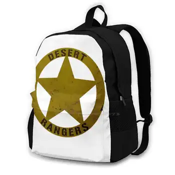 Рюкзак со значком Пустынного рейнджера для школьника, сумка для ноутбука, дорожная сумка Desert Ranger Star, игра Desert Ranger Grunge Dirty Star  5