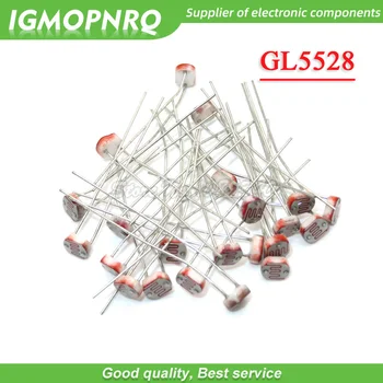20шт 5528 светозависимых резисторов фоторезисторный резистор GL5528 5 мм фоточувствительное сопротивление 35511 IGMOPNRQ  4
