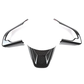 Наклейки на Рулевое колесо автомобиля для Suzuki Jimny 2019 2020 2021 2022 Аксессуары из углеродного волокна ABS  3